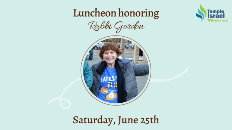 Banner Image for Kiddush honoring Rabbi Gordon