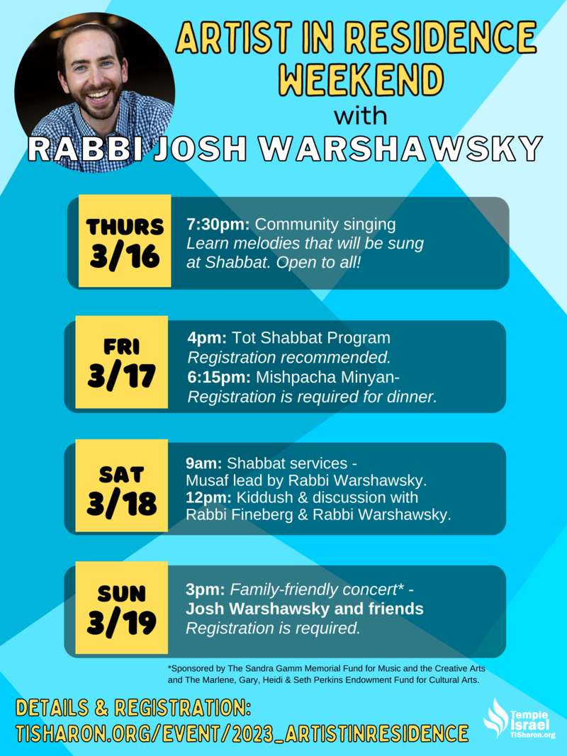Banner Image for Artist in Residence: Rabbi Josh Warshawsky