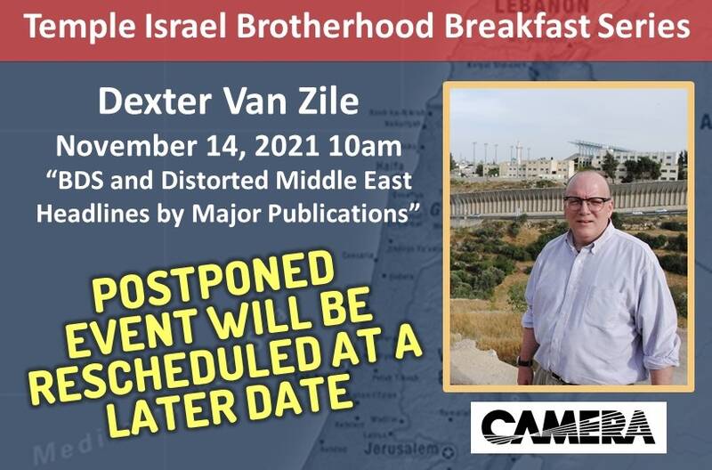 Banner Image for Brotherhood Breakfast Series Speaker: Dexter Van Zile, CAMERA