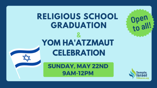 Banner Image for TIRS graduation and Shul Wide Yom Ha'Atzmaout Celebration